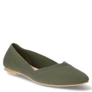 NWT Time and Tru Women's Knit Memory Foam Ballet Flats, Size 7M